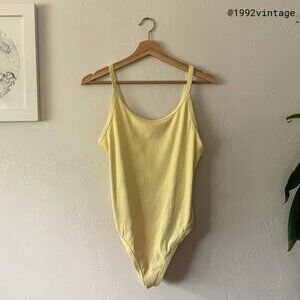 NWT MADEWELL Second Wave Ribbed Cami One-Piece Swimsuit | Size L